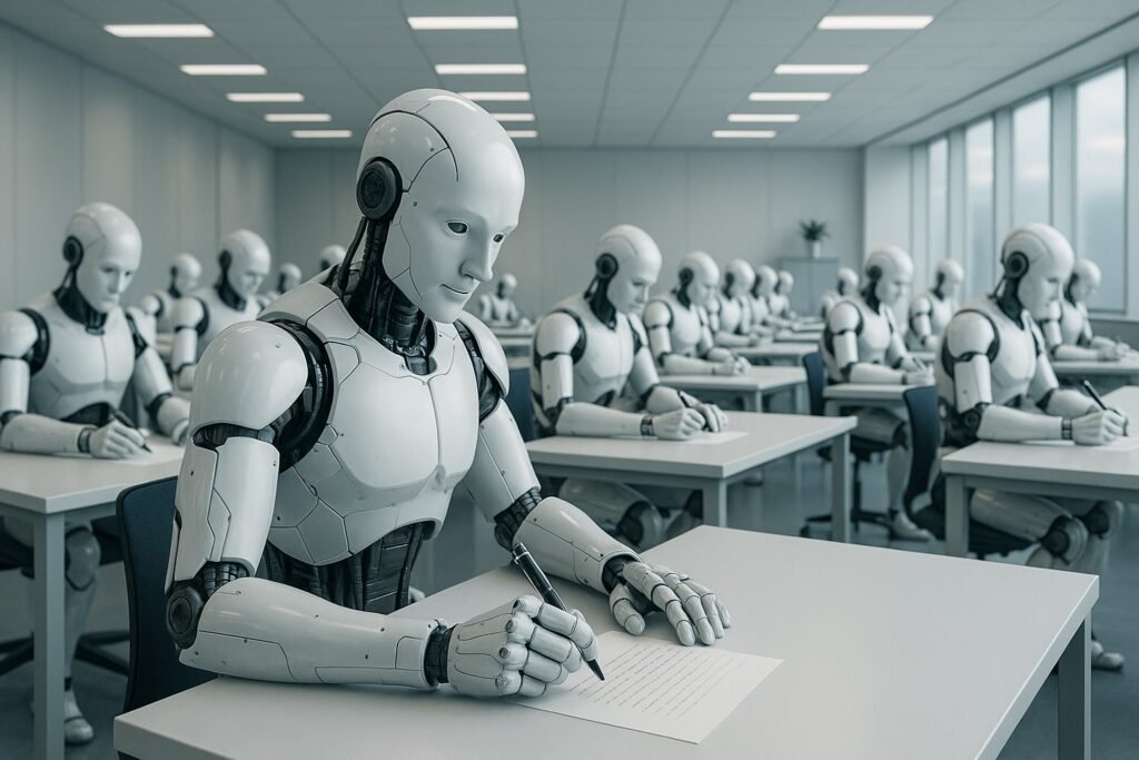 Humanoid robots creating AI personalization